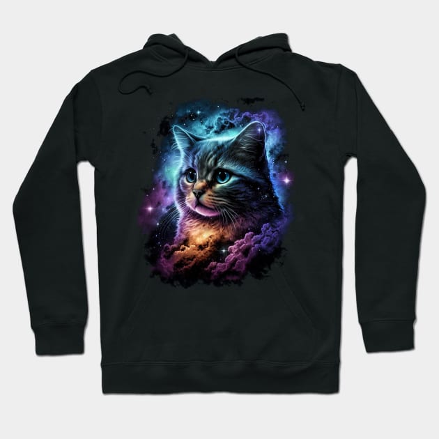 Cat Nebula Hoodie by TreemanMorse